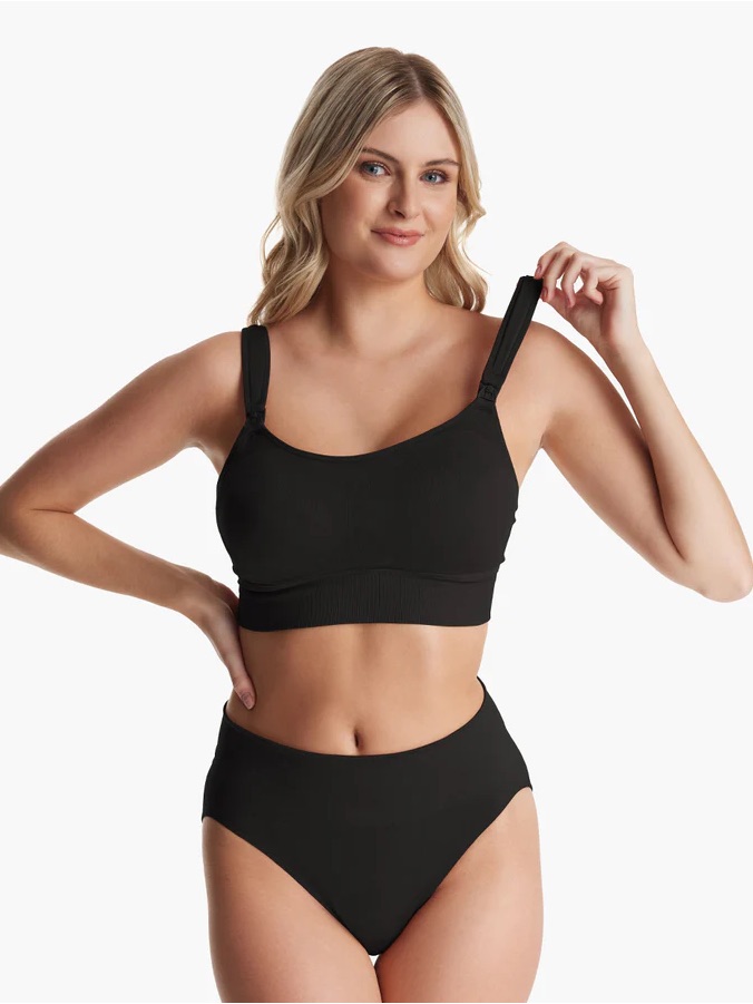 Nwt Momcozy Elastic - All-In-One Super Flexible Pumping Bra, Size L